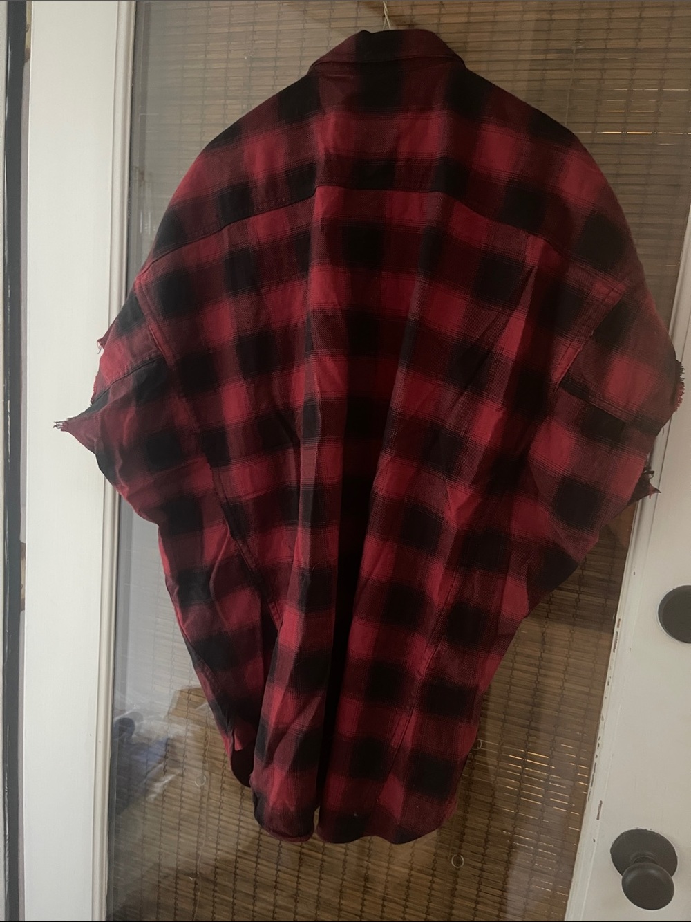 R13 plaid short sleeve blouse - Picture 6 of 6